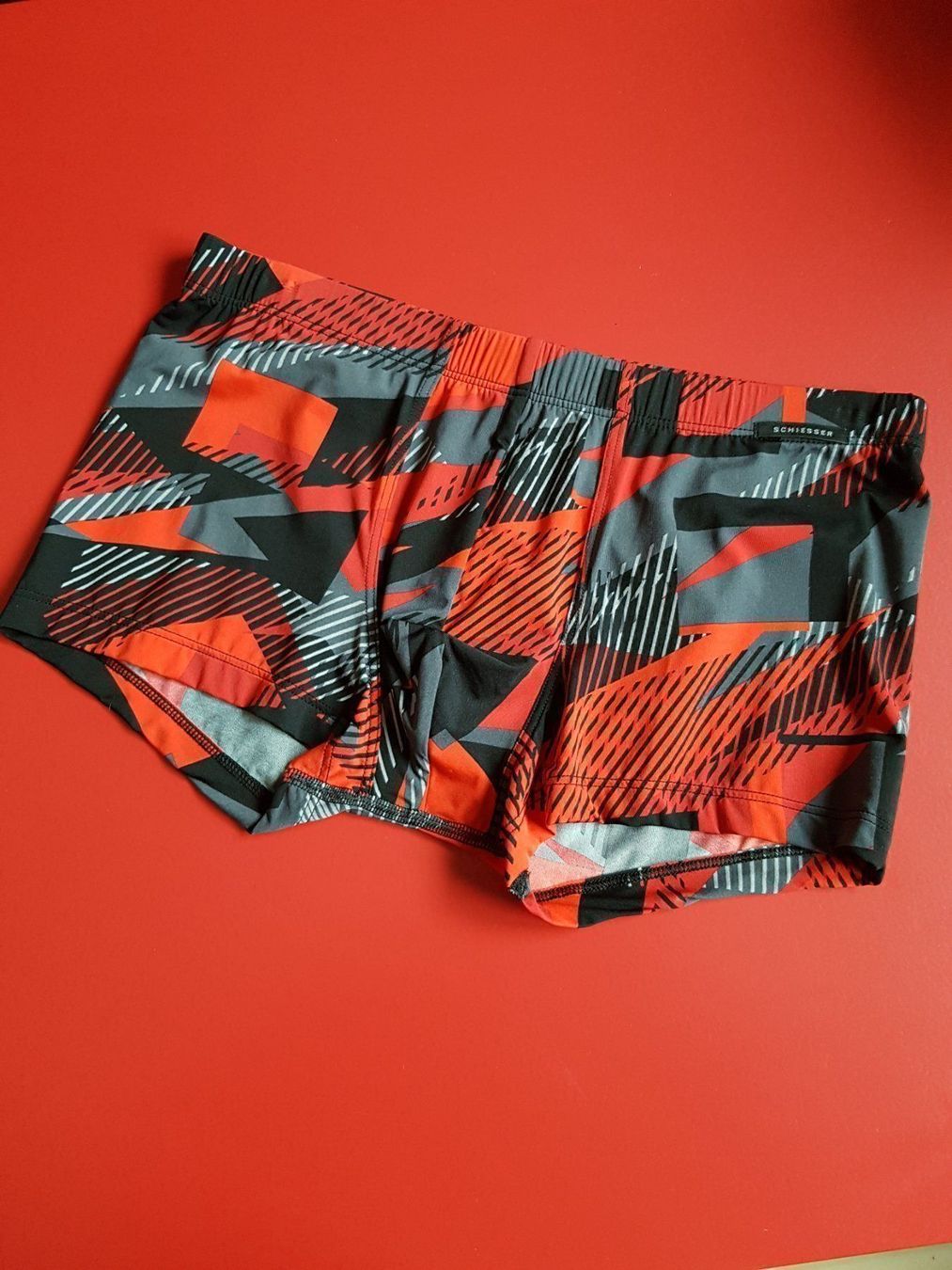 Schiesser Unterwäsche: Boxer Shorts Schiesser S schwarz/rot – Neu (gemäss Beschreibung) aus Gams von inf_lj66
