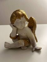 Putto Engel in Weiss Gold