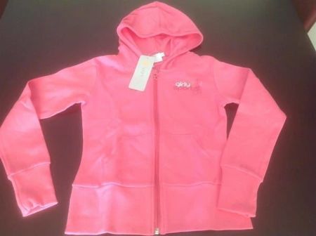 Strickjacke / Jaquette Rose gr. 140 NEUF