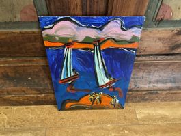 Peter Robert Keil Acrylbild