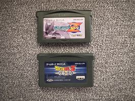 2 jeux GBA Rockman Zero (Megaman) et DBZ