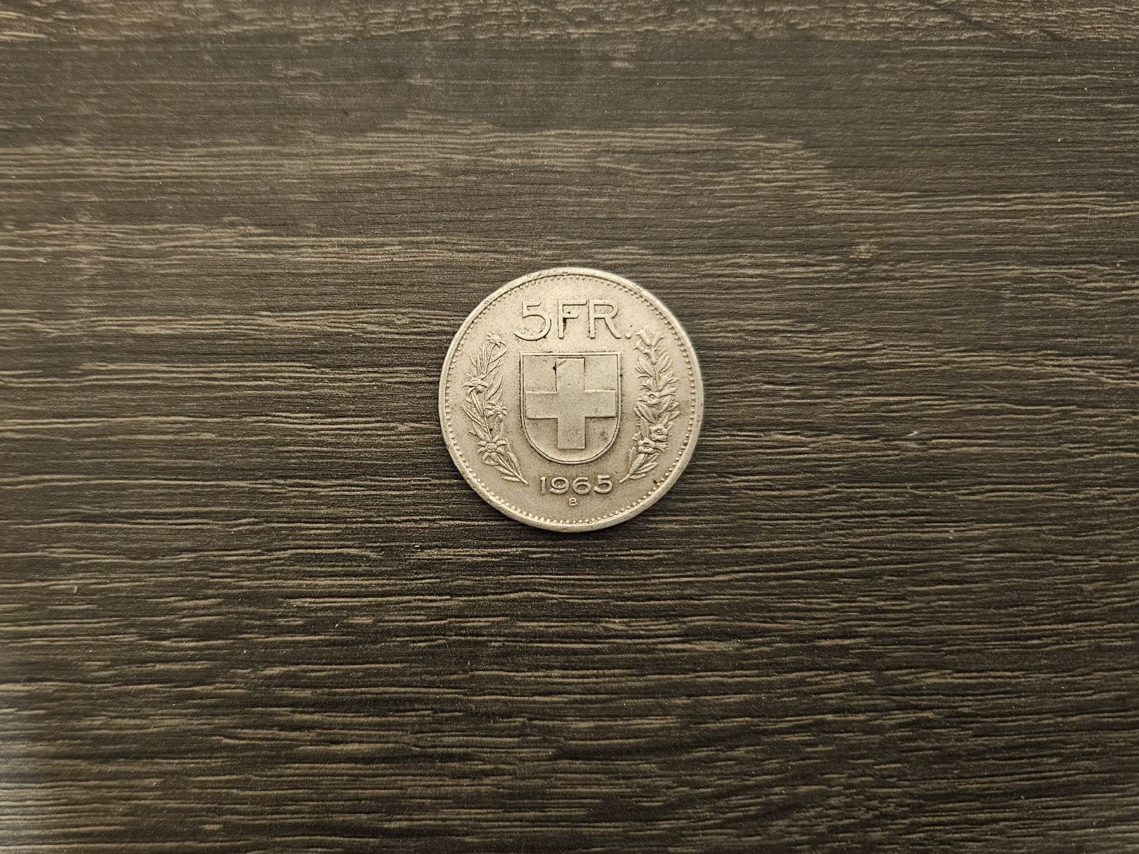 Tutti le monete: 5 Fr. 1965 - Confédération – Usato da Monthey venduto da pas_w5hf