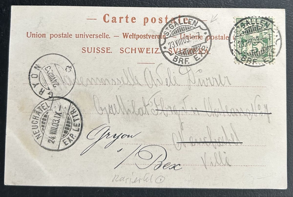Cartes postales: St.Gallen alter Bahnhof  – D'occasion à Horw par Tellbub 1