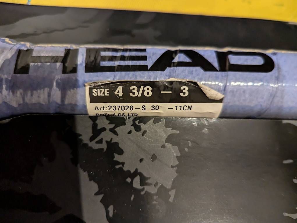 Racchette: HEAD Radical OS 25th Anniversary Limited Edition racket – Usato da St. Gallen venduto da eisor 4