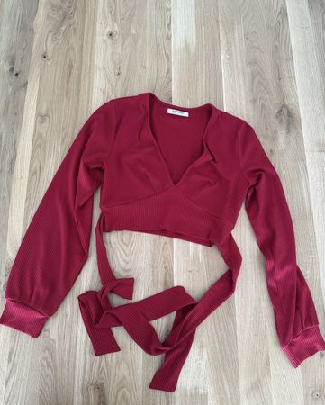 Damen Crop Top Glamorous rot Grösse 40 guter Zustand