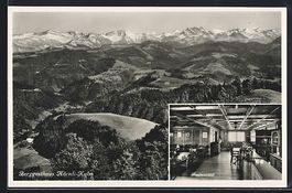 Hörnli-Kulm, Berggasthaus, Innenansicht