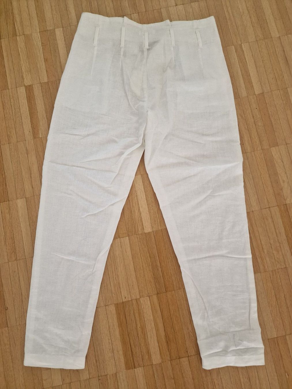 Pantaloni: Weisse Leinenhose – Usato da Laufenburg venduto da may_r2st