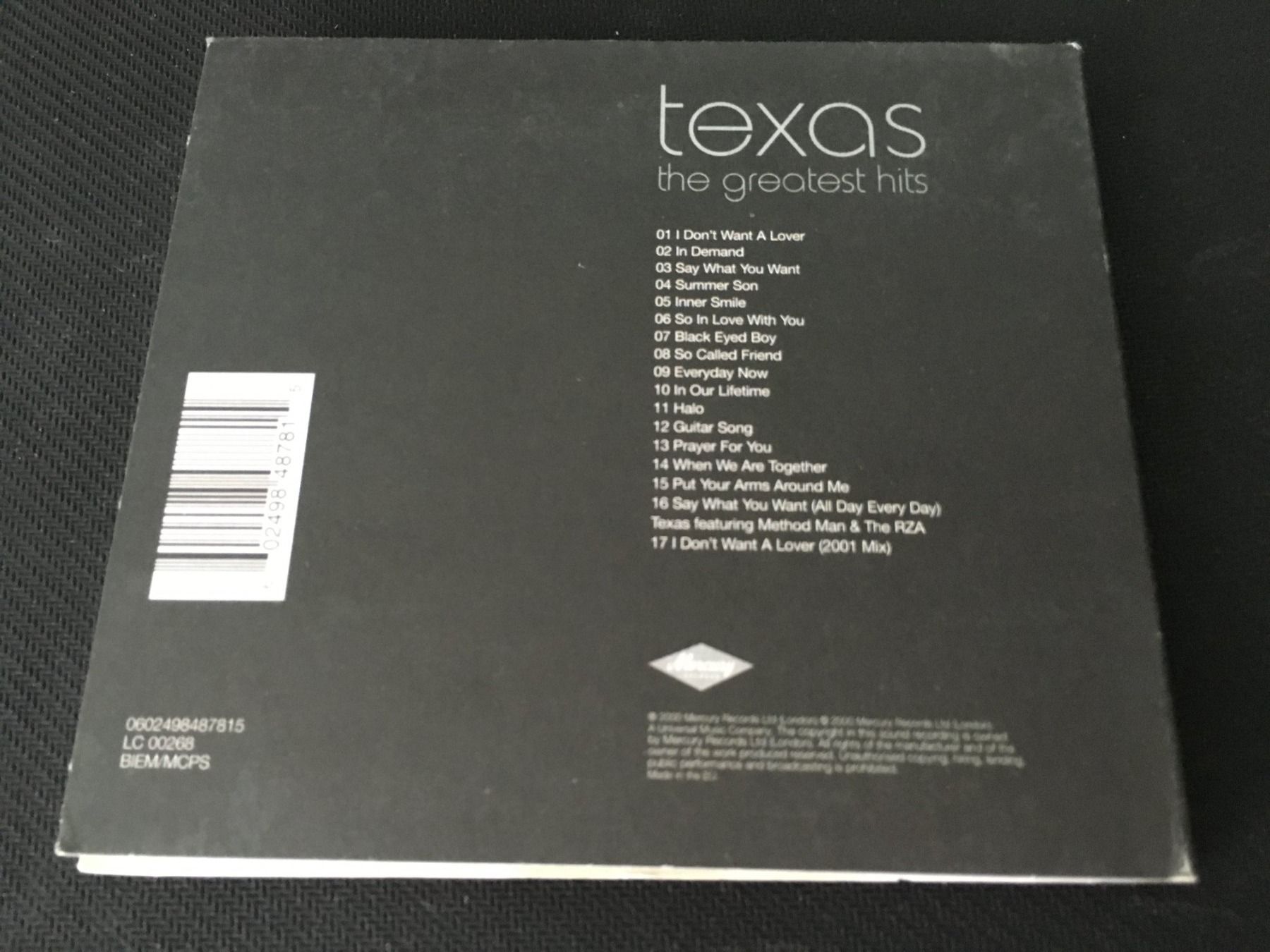 CD: Texas - The greatest Hits -CD- Digipack – Usato da St.Gallen venduto da MedienJoe 2