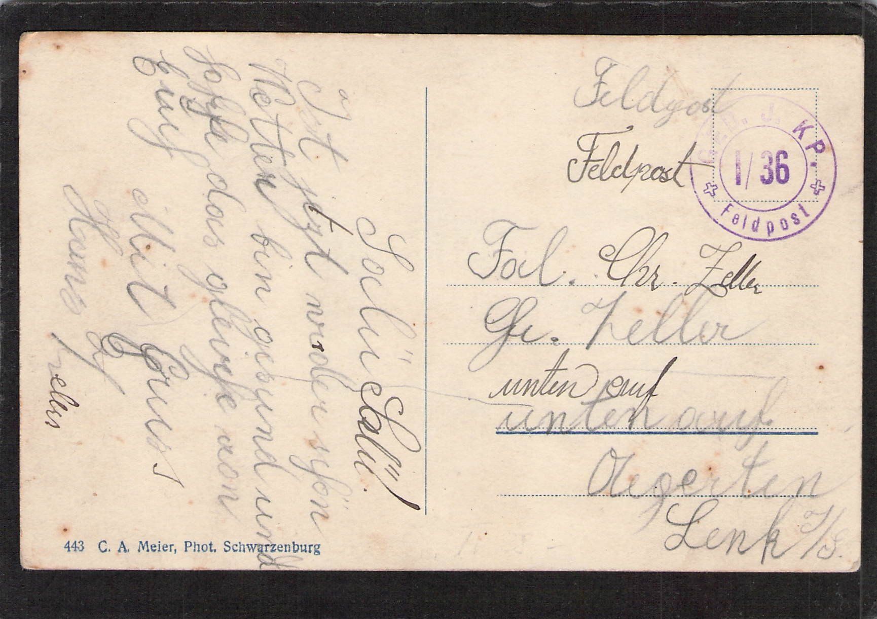 Cartoline postali: Schwarzenburg BE, Saurer Oldtimer , gel. Feldpost – Usato da Reichenburg venduto da Pipo-67 1