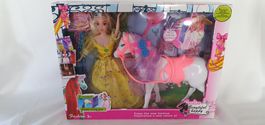 Barbie Puppe und Pferd Set