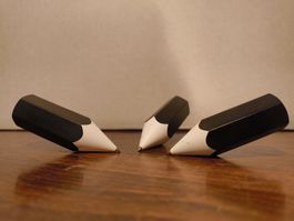3 Pop Art Kugelschreiber Zauberstift auf Spitz sehend