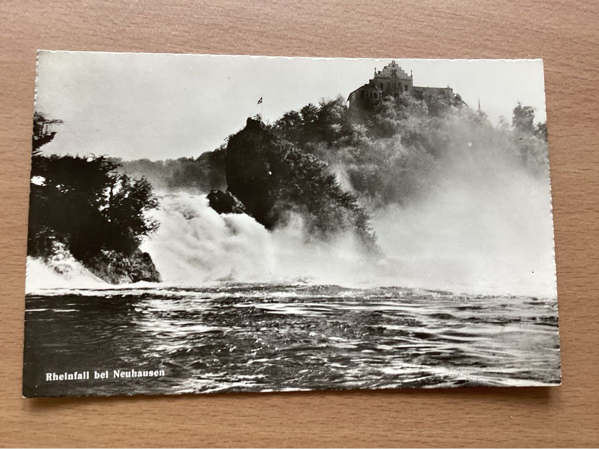 Cartoline postali: AK Rheinfall bei Neuhausen – Usato da Wassen UR venduto da SABDOM