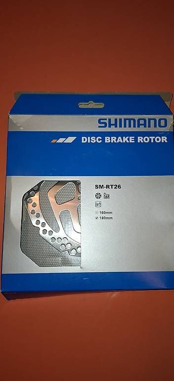 Shimano Pezzi di ricambio: Disco Shimano SM-RT26 180 mm – Nuovo e nell'imballaggio originale da Vacallo venduto da cross02