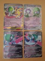 4 Pokemon Karten 2x Gardevoir EX & 2x Iron Valiant EX