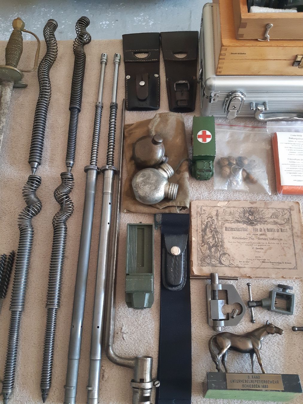Armée suisse Armes blanches: Mega Sammlung Militaria.. Säbel,Diopter etc. – D'occasion à Neuenkirch par STMK21 7