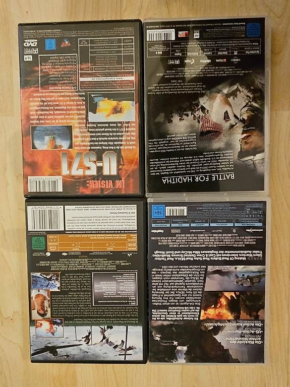 Tutti i DVDs: DVD's Kriegsfilme – Usato da Tägerig venduto da Abendstern75 1