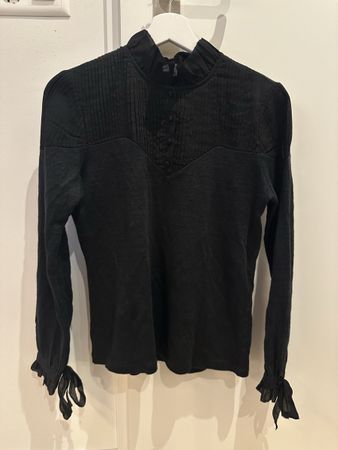 Claudie Pierlot linen long sleeve top (FR36)