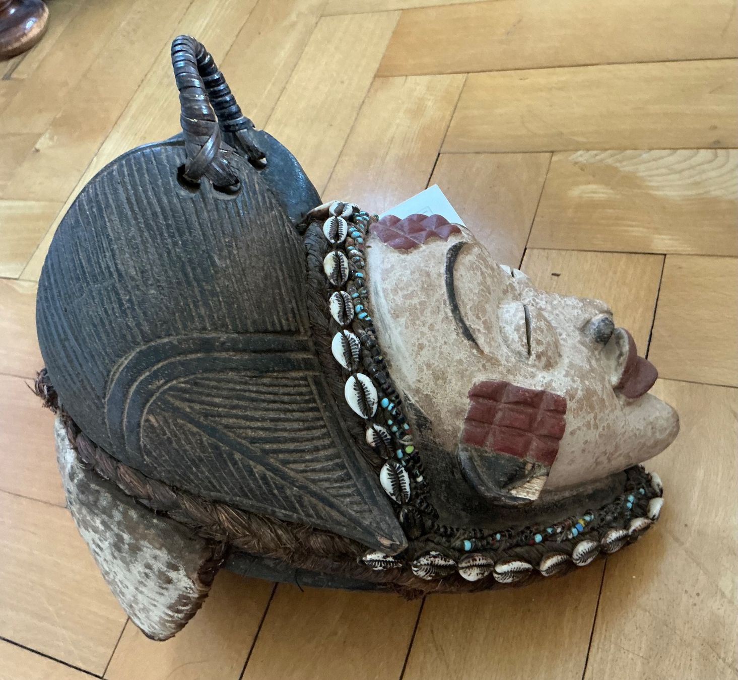 Internationale Kunst: Punu-Maske aus Gabun – Gebraucht aus Pieterlen von LM1446 5