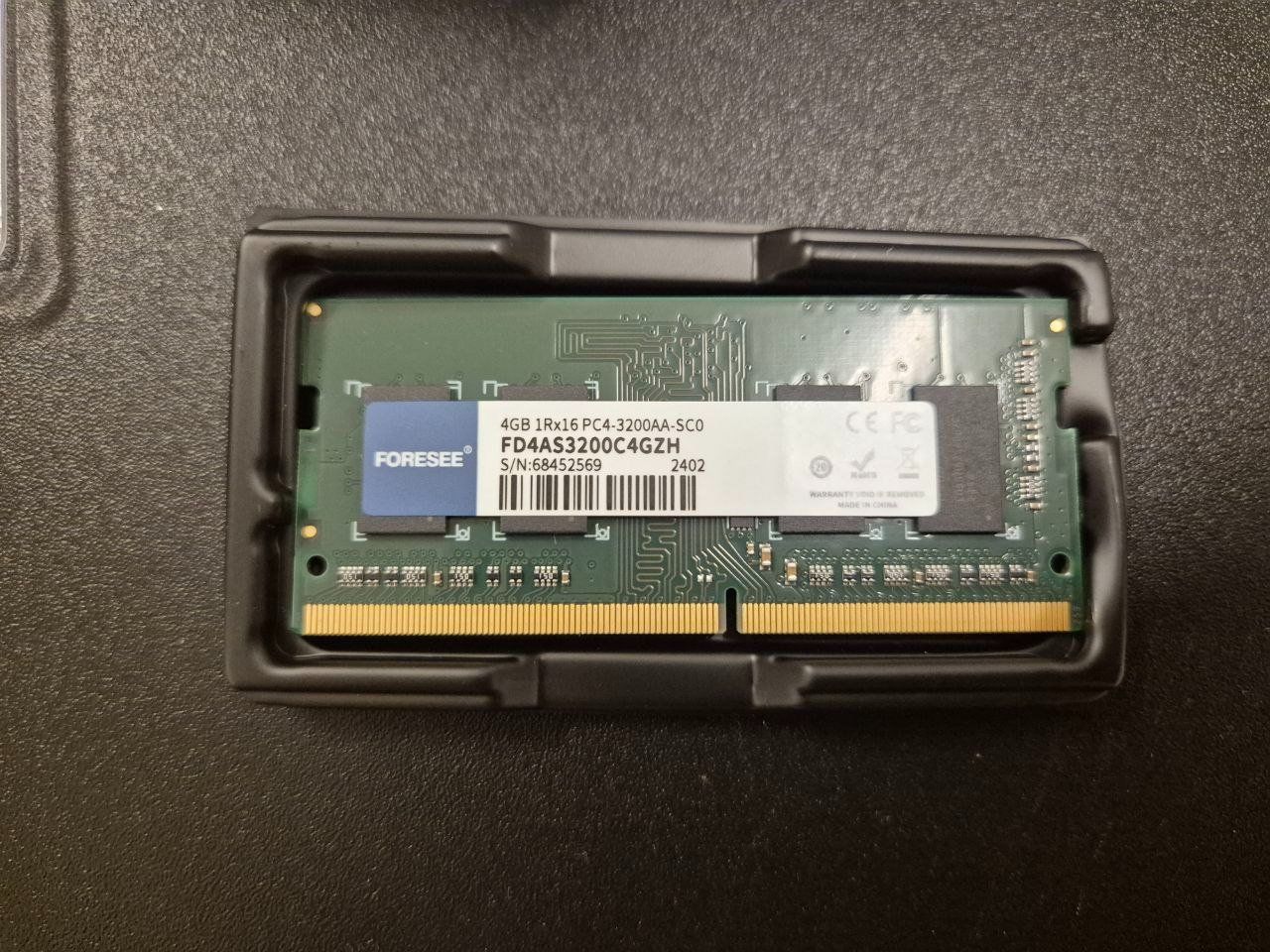 Memory / RAM: Neue 4GB DDR4 SODIMM Ram Riegel – Neu (gemäss Beschreibung) aus Volketswil von CinziaVolki