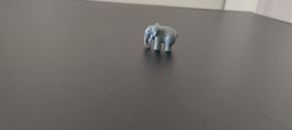 Miniatur Elefant Spielfigur grau klein VC023