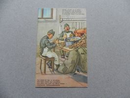 CH Humor Motiv Karte Miltär ca. 1925 J. Schönenberger Nr.164