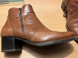 Braune Damen Stiefeletten, Grösse 38