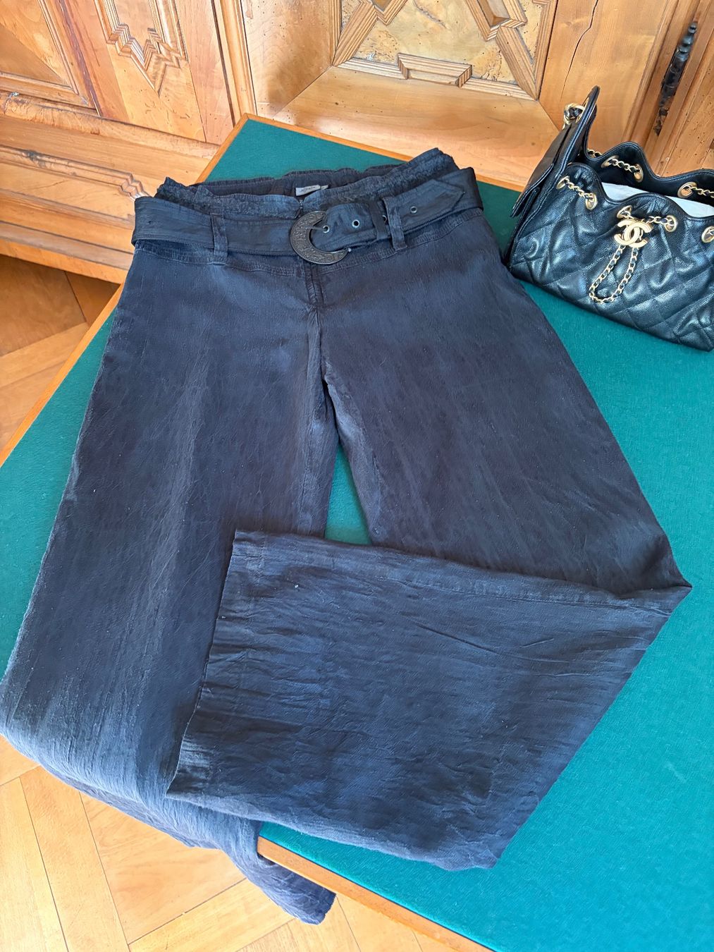 Nile Pantaloni: NILE  Hose  100% Seide   Größe: S+ – Usato da Interlaken venduto da Bona55 7