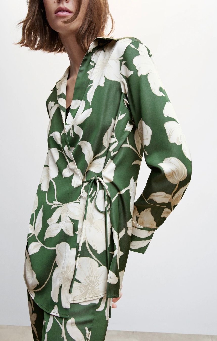 Mango Lotti di vestiti: Mango Satin Twin Set Bluse & Hose / grösse M / 38 – Nuovo (secondo la descrizione) da Effretikon venduto da YaMn 9