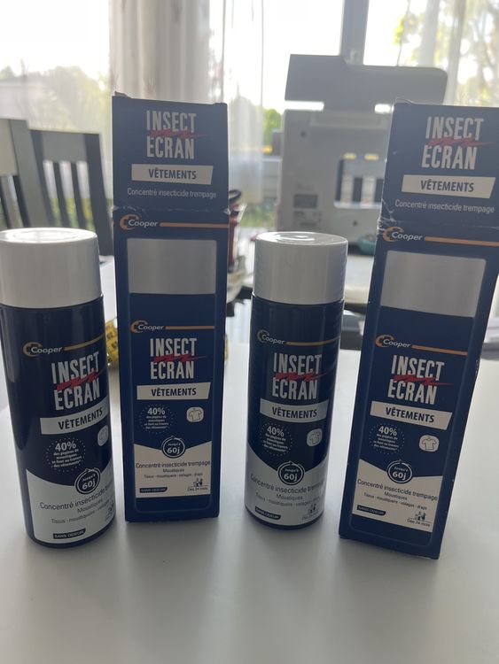 Insect Ecran Vêtements Concentré, Protection Anti-Moustiques (Neuf avec ...