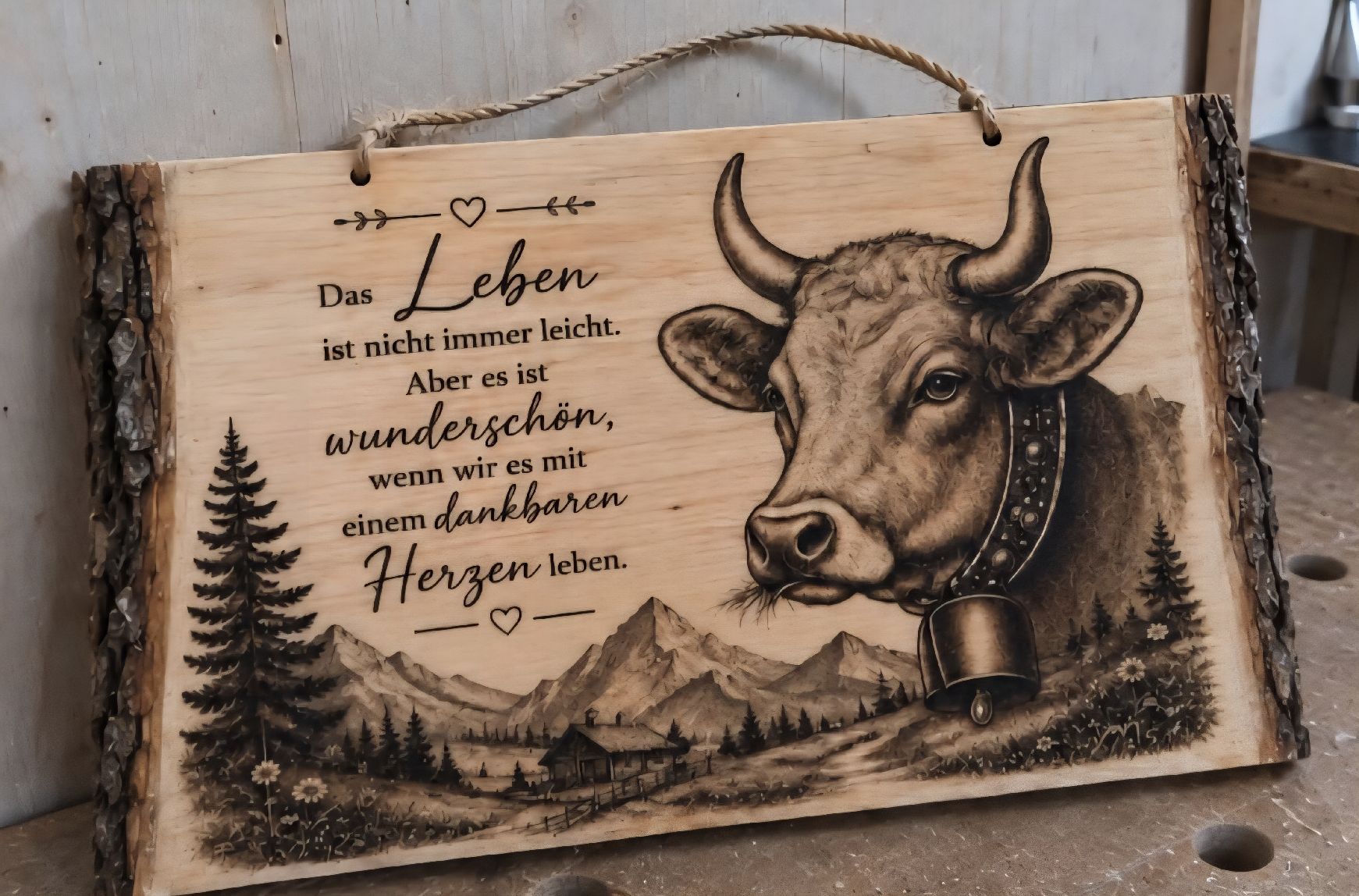 Posters & Illustrations: Bild dankbares Herz – Neuf avec emballage d'origine à Lützelflüh-Goldb par Aussi1985