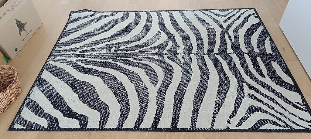 Tappeti: Teppich mit Zebramuster zu verschenken – Usato da Burgdorf venduto da mar_p9rd