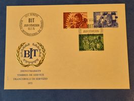 Ersttagsbrief BIT Dienstmarken 13.2.1975