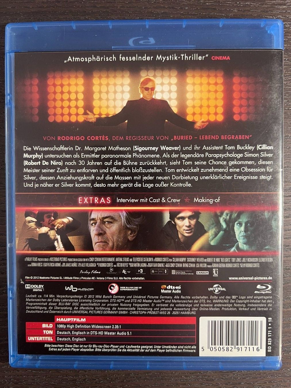 Tutti i DVDs: Red Lights – Usato da Zürich venduto da Blu-ray_ZH 1