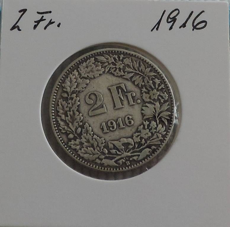 Tutti le monete: 2 Franken 1916 Silber – Usato da Gommiswald venduto da Malediven2025