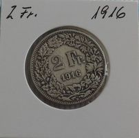 2 Franken 1916 Silber