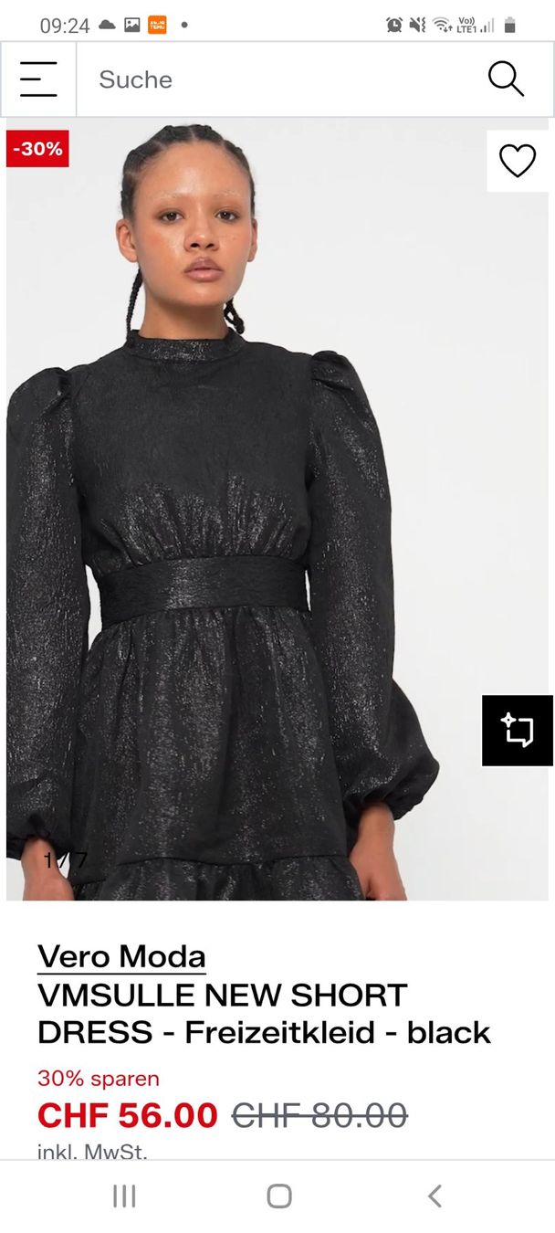 Kleider: Elegantes, schwarzes Kleid - – Gebraucht aus Zofingen von nena-0809 4