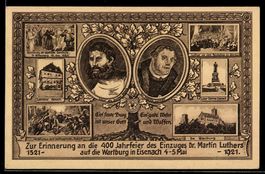 Ganzsache PP38 C3 /01: Eisenach, Martin 