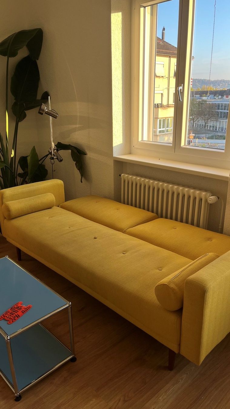 Sofas: 2er Sofa gelb – D'occasion à Zürich par nisli123 1