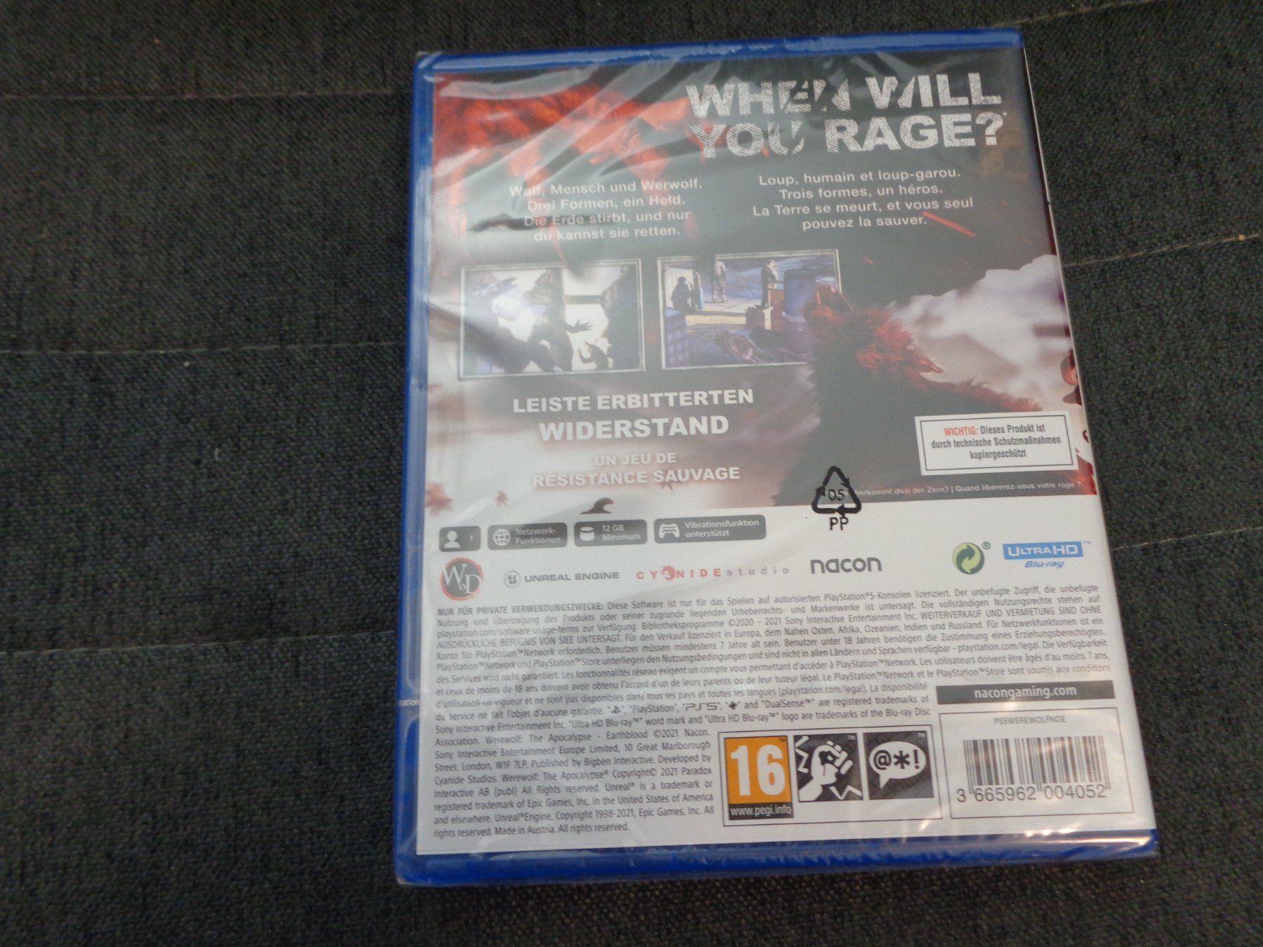 Spiele: Werewolf - The Apocalypse Earthblood PS5 NEUWARE – Neu und originalverpackt aus Olten von Disc-Ausverkauf 1
