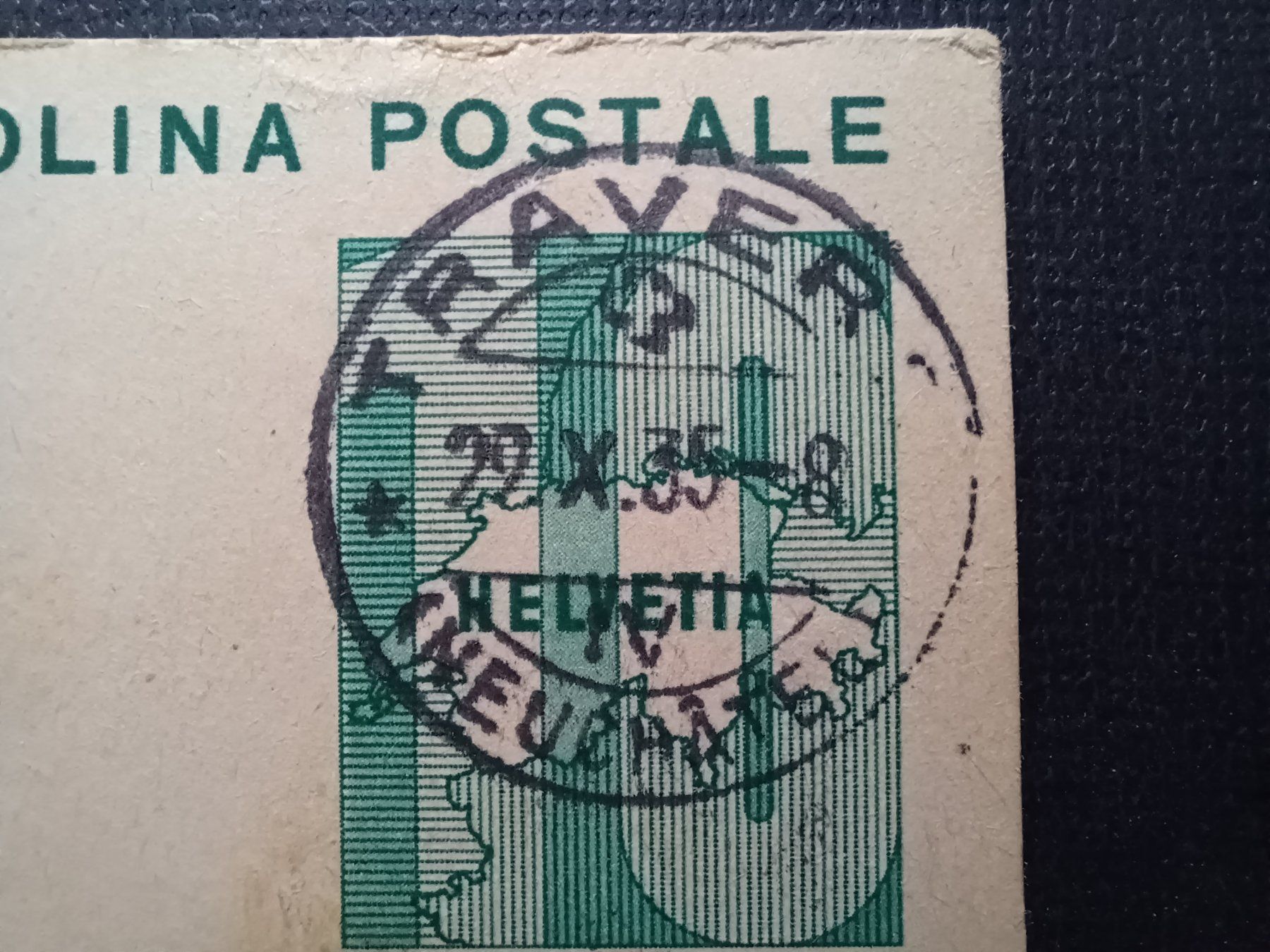 Tutti i francobolli: Bildpostkarte Arbon, 1935, Stempel Travers, M.Monnier – Usato da Aarau Rohr venduto da mgvw 2