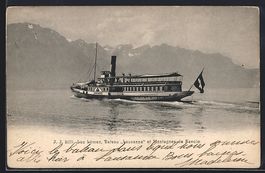 Lac Léman, Bateau Lausanne et Montagnes
