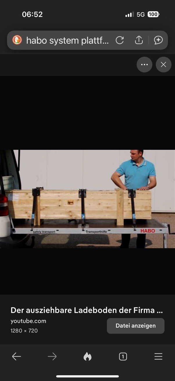 Accessori per altri veicoli: Habo System Auszieh Plattform – Usato da Münster venduto da werage 7