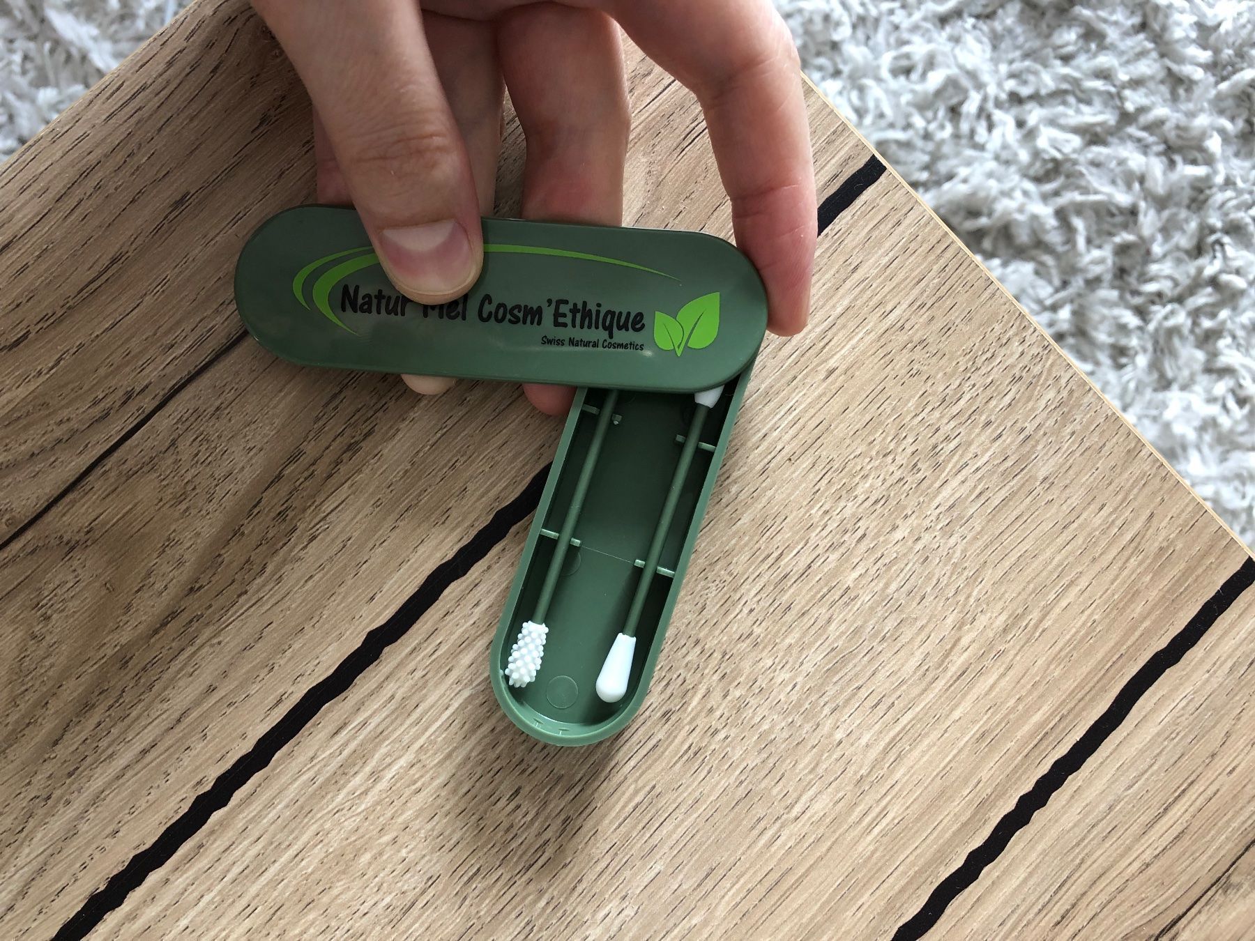 Cura del viso: Coton tiges réutilisables en silicone – Nuovo e nell'imballaggio originale da Delémont venduto da Emi-98 4