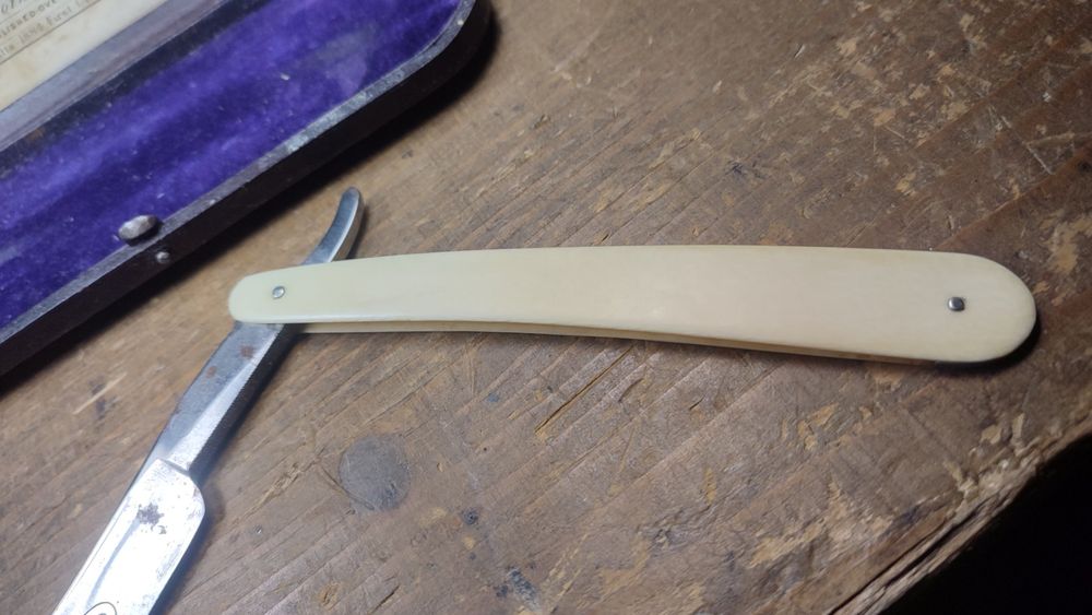 Wunderschönes antikes RASIER MESSER GEORG BUTLER SHEFFIELD (Gebraucht ...