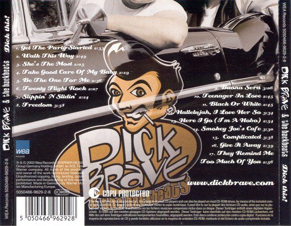 CD: CD Dick Brave & Backbeats - Dick this! (2003) – Usato da Möriken AG venduto da mineralia 1