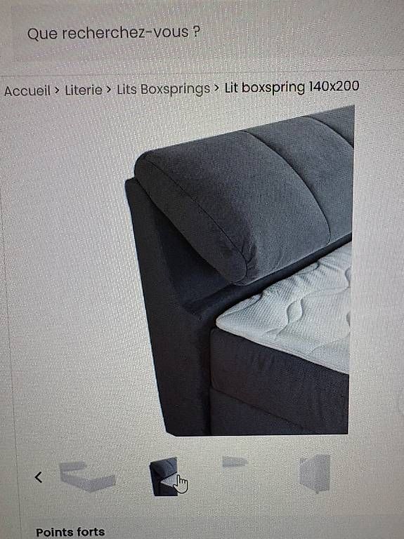 Conforama Letti: Lit boxpring 120 x 200 – Usato da La Chaux-de-Fonds venduto da zab234 4