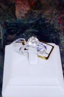 NEUER 1.51 ct. NATURAL DIAMANT - RING W-GOLD 750 ZERTIFIKAT