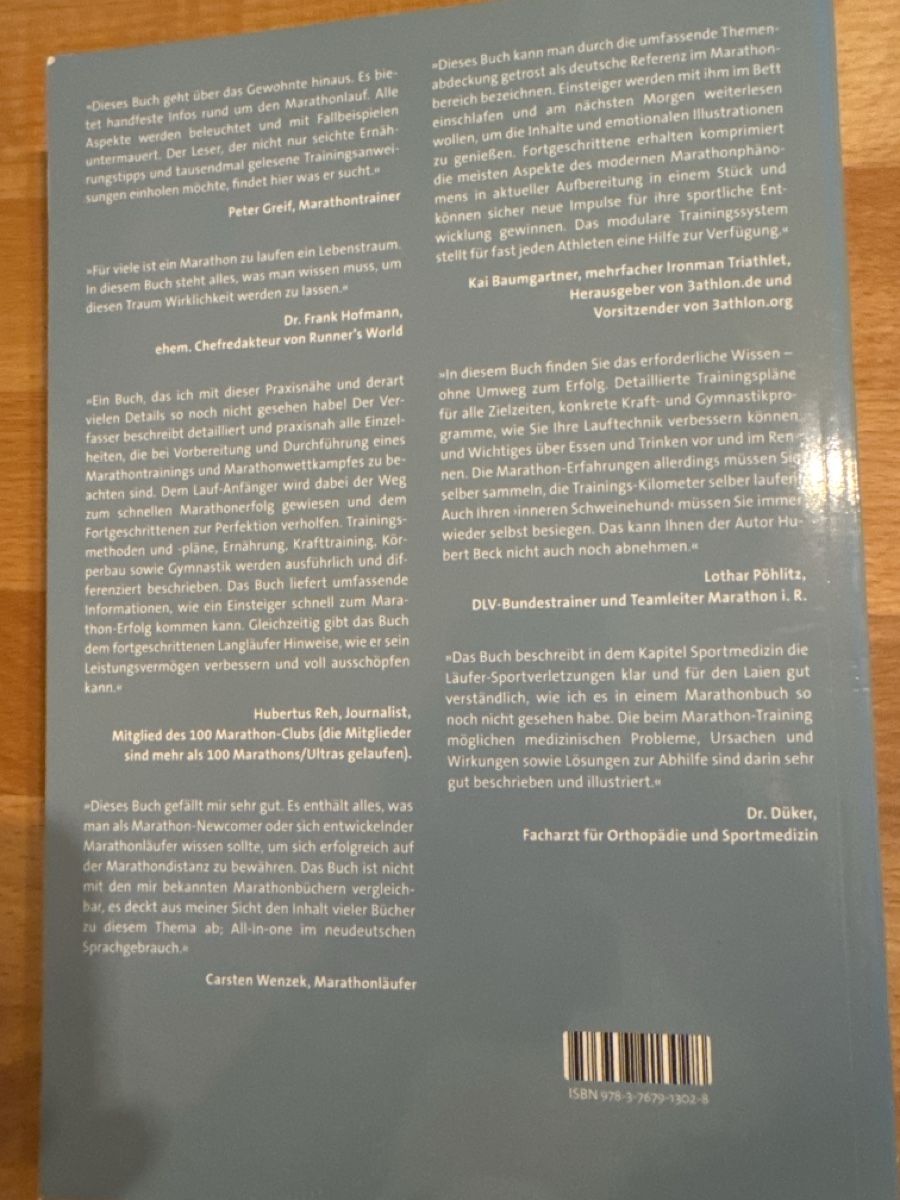 Libri: Das grosse Buch vom Marathon: mit Trainingstipps – Usato da Winterthur venduto da Mcd_26p6 1