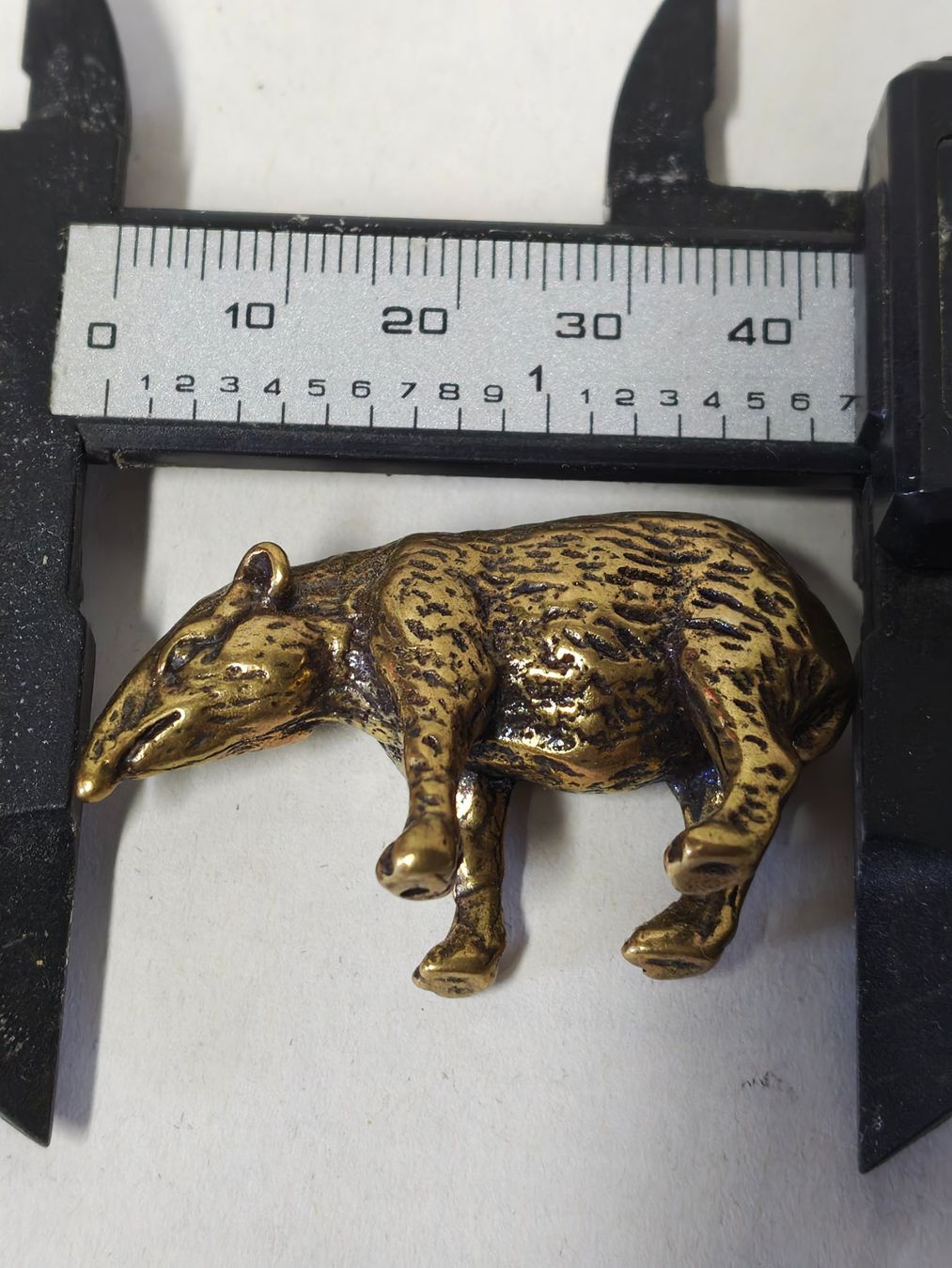 Figuren: Tapir Figur aus Messing k – Gebraucht aus Uerkheim von Justi.y 5