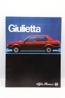 Alfa Romeo Giulietta 1981 Prospekt